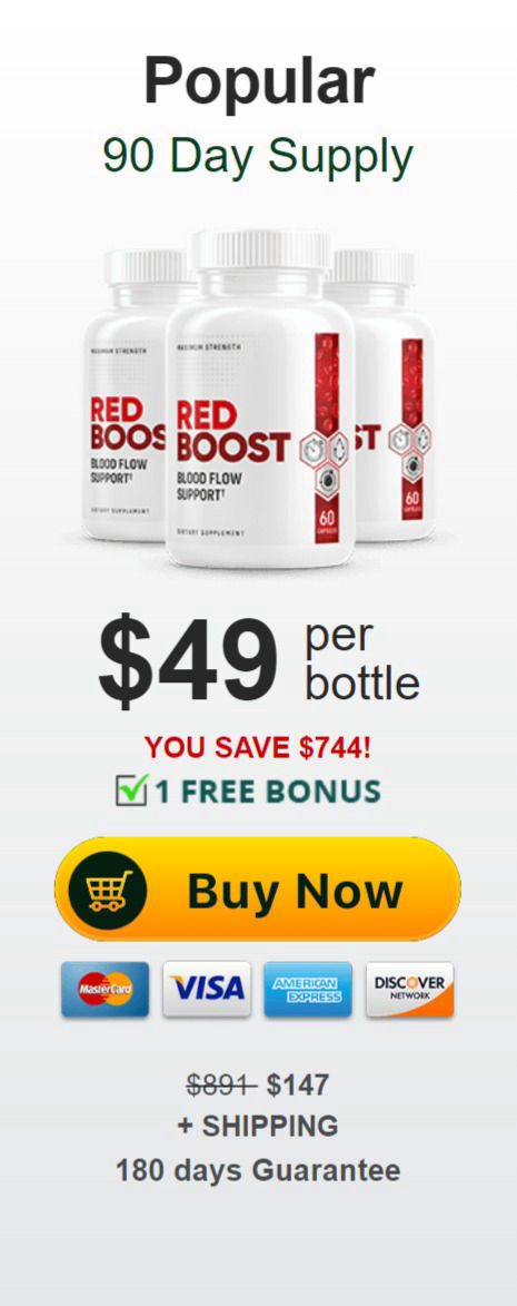 Red Boost bottle price table